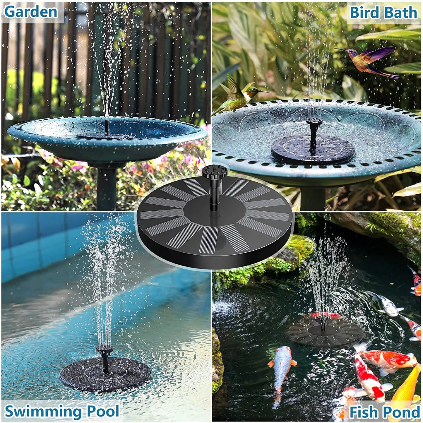 Solar Water Fountain