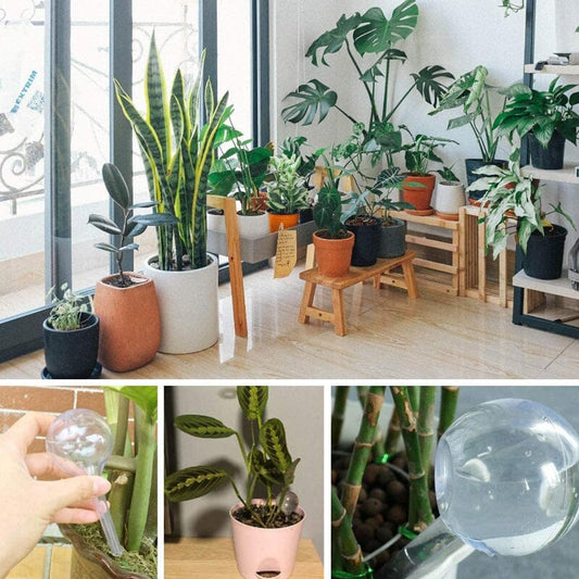 Smart självbevattning till kruka