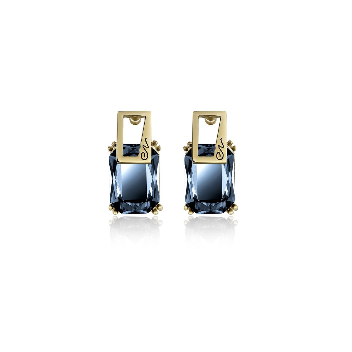 The Gates Blue Earrings-0