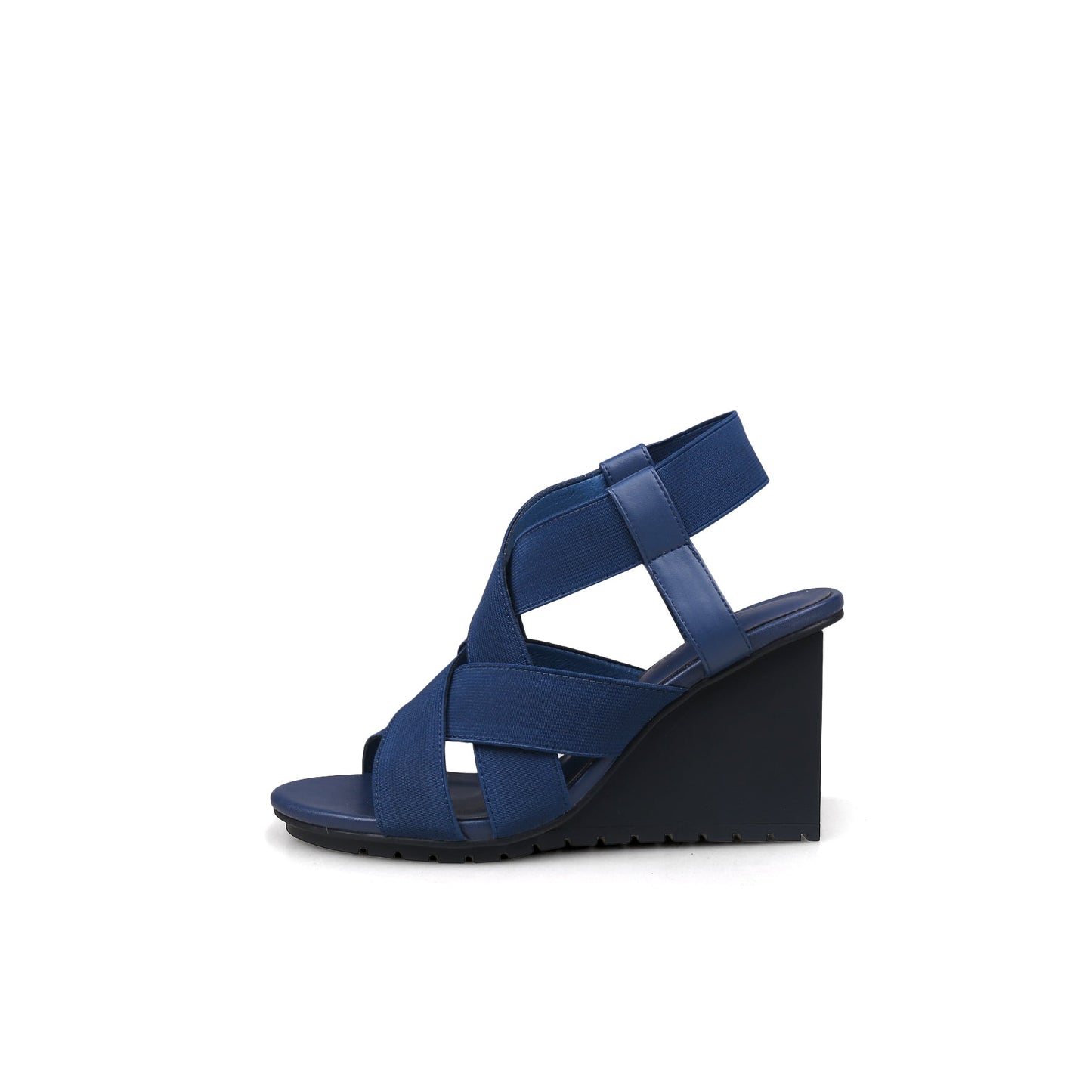 Weave Open Toe Ankle-Strap Wedges-6