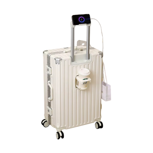 Resväska i polykarbonat, TSA-lås och 360° hjul