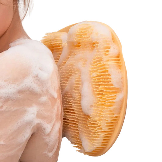 2-i-1 Rygg- och Fotskrubbare med Sugproppsfäste