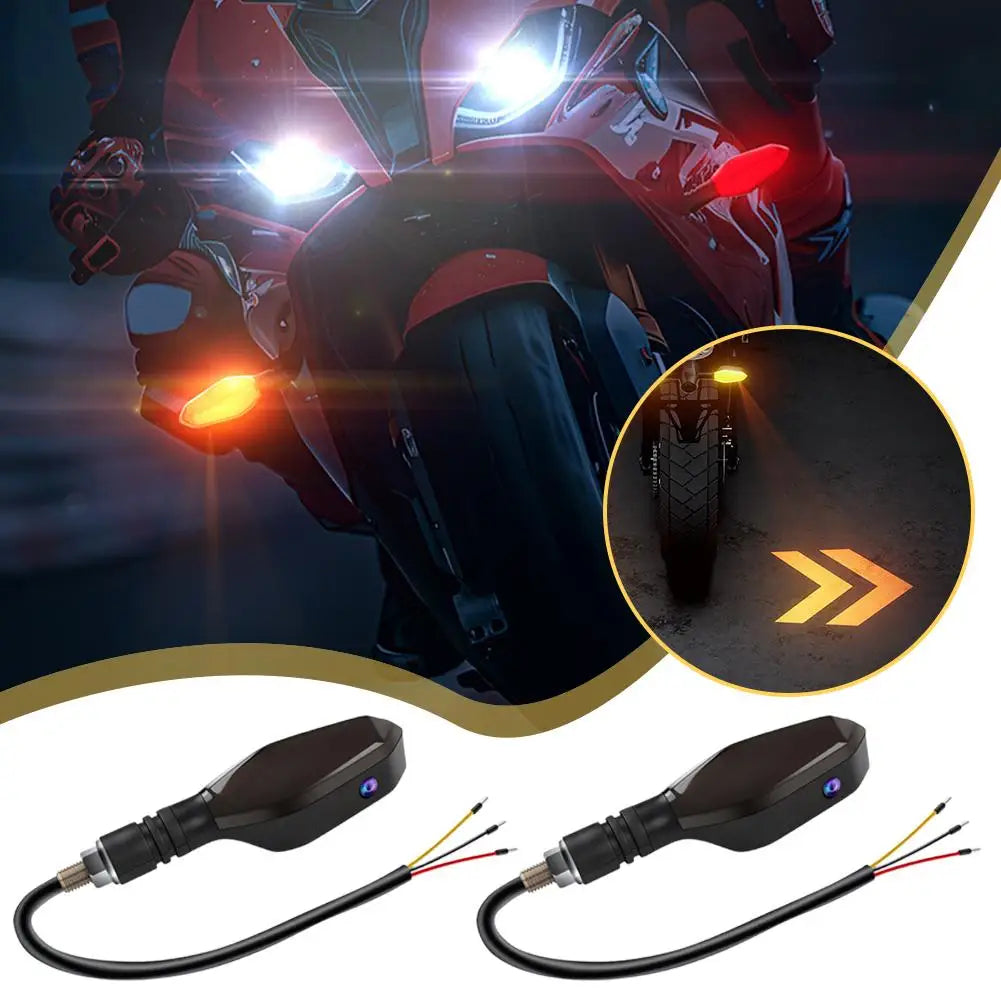 Motorcycle Road Projection Turn Signal Lights