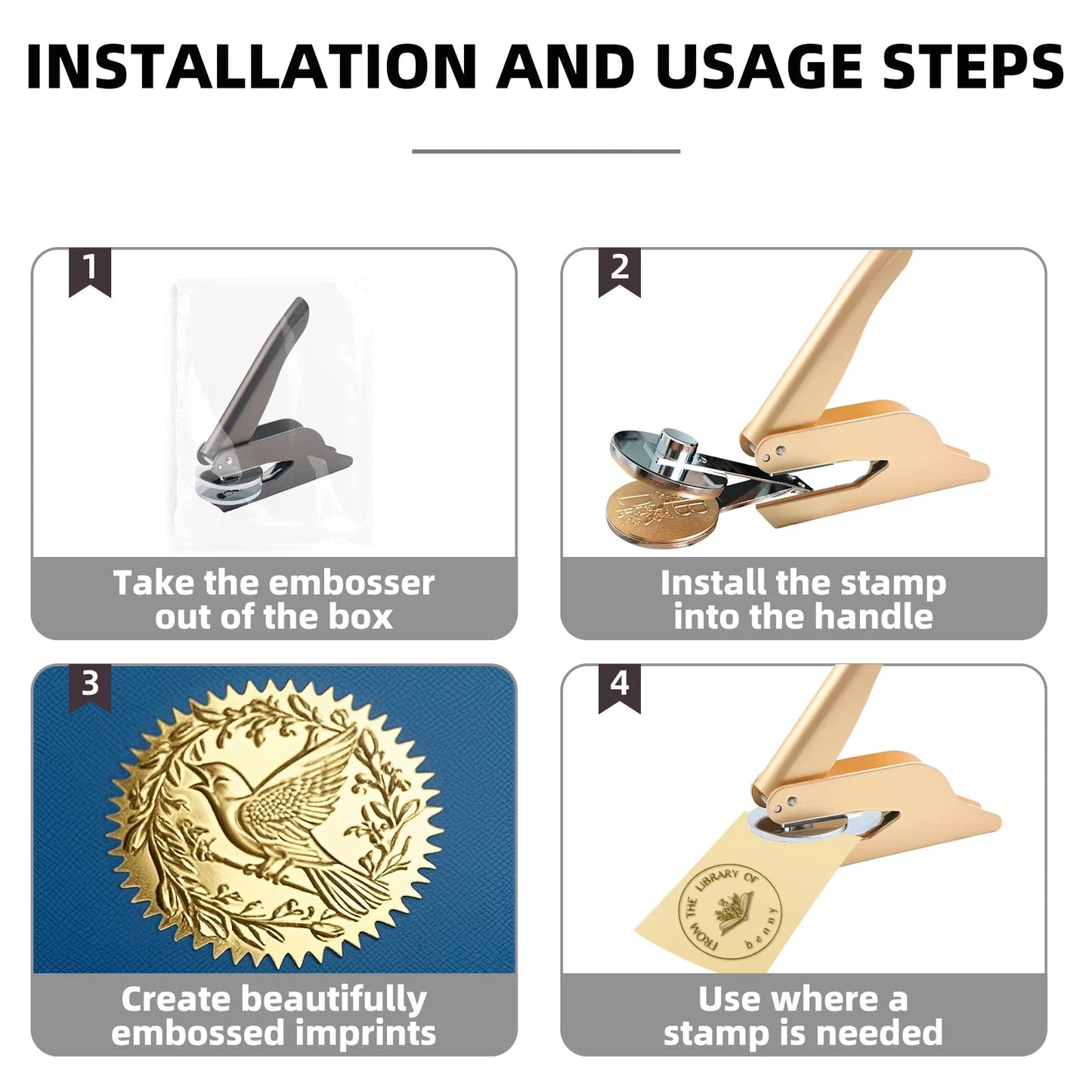 Custom Embosser for Books