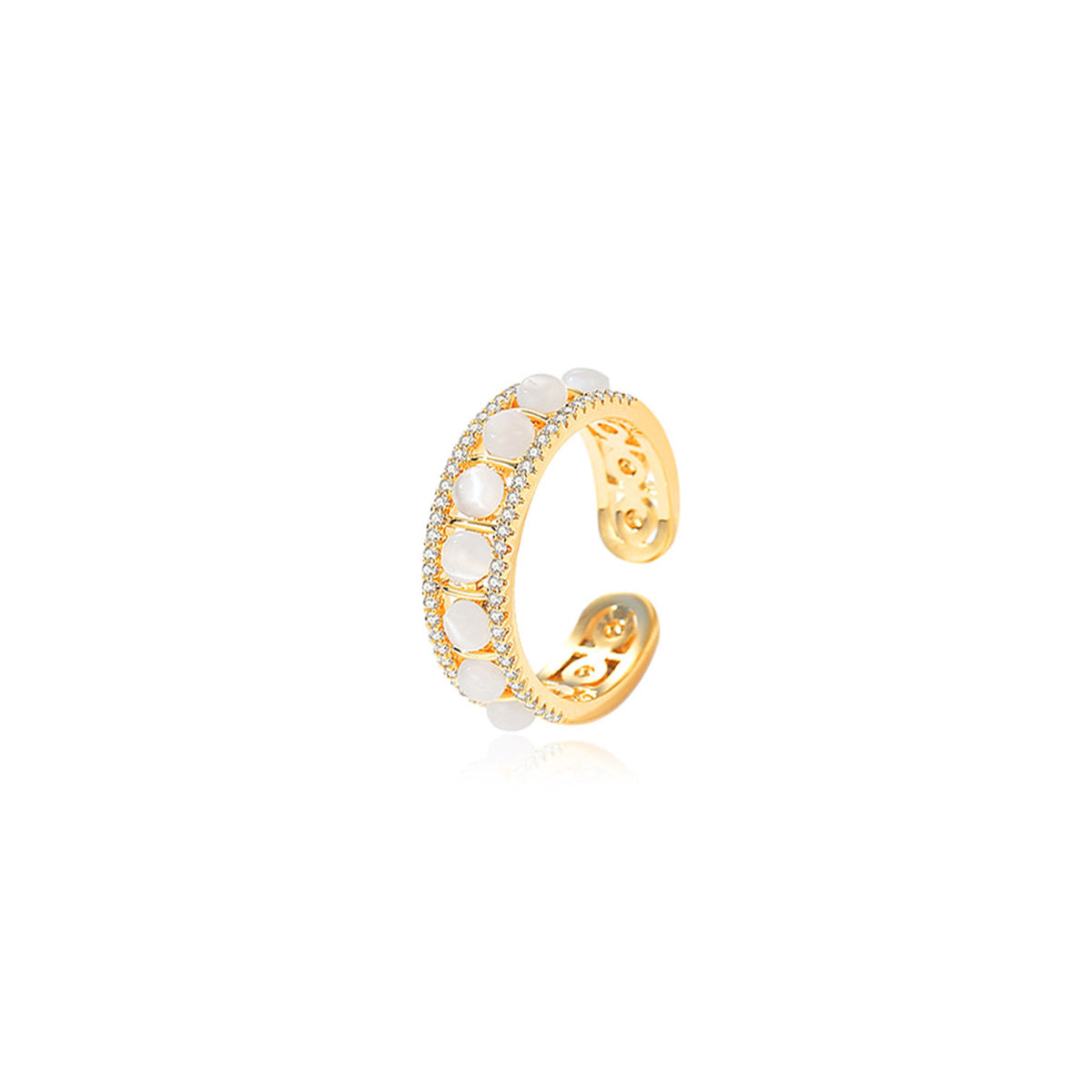Pretty Scream Gold Ring-0