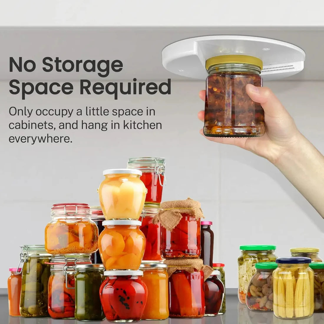 Jar Opener Under Cabinet