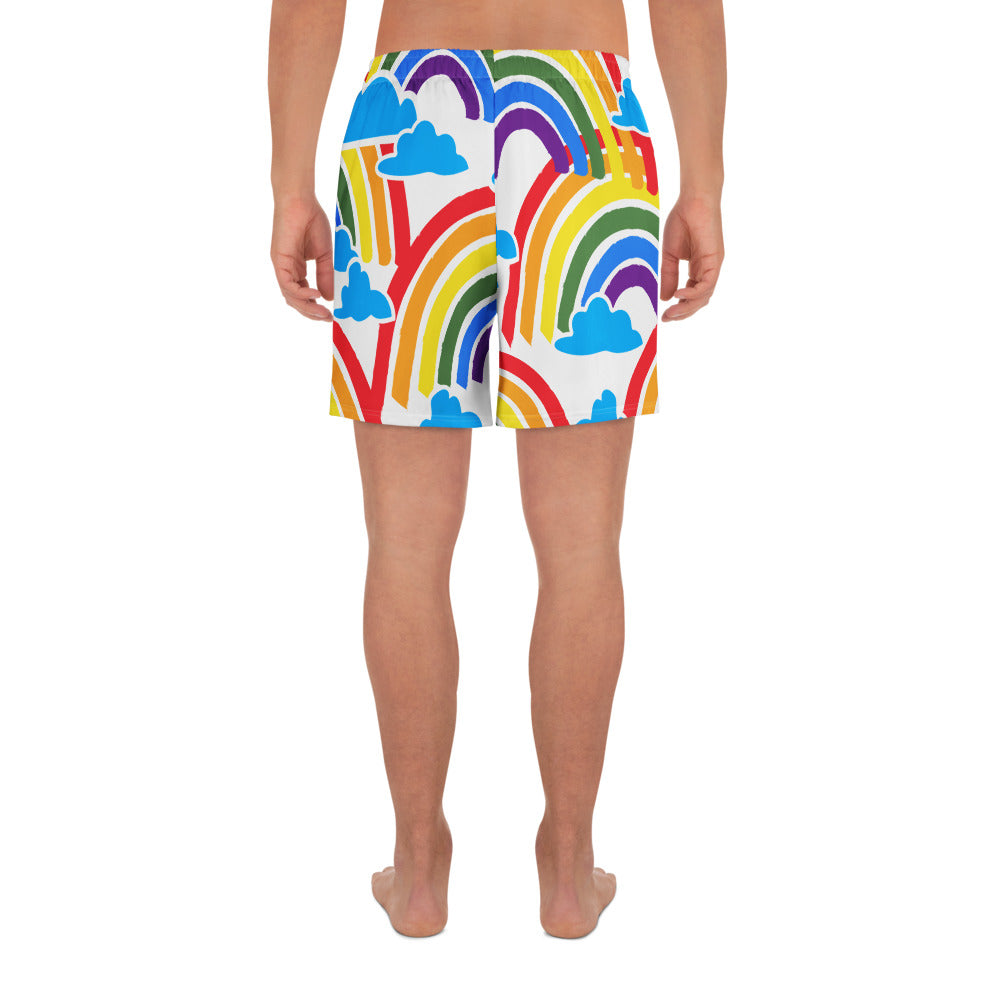 All-Over Print Unisex Athletic Long Shorts