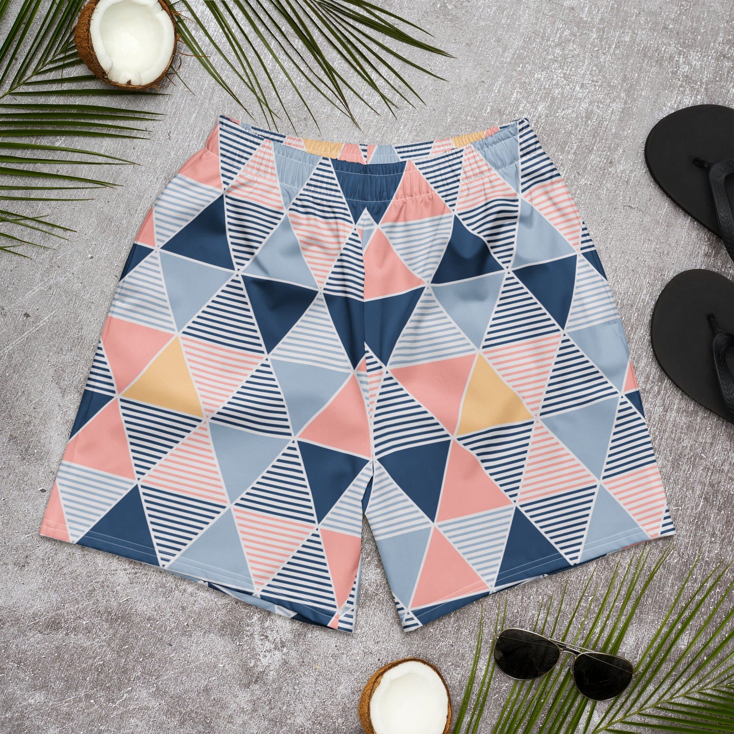 All-Over Print Unisex Athletic Long Shorts