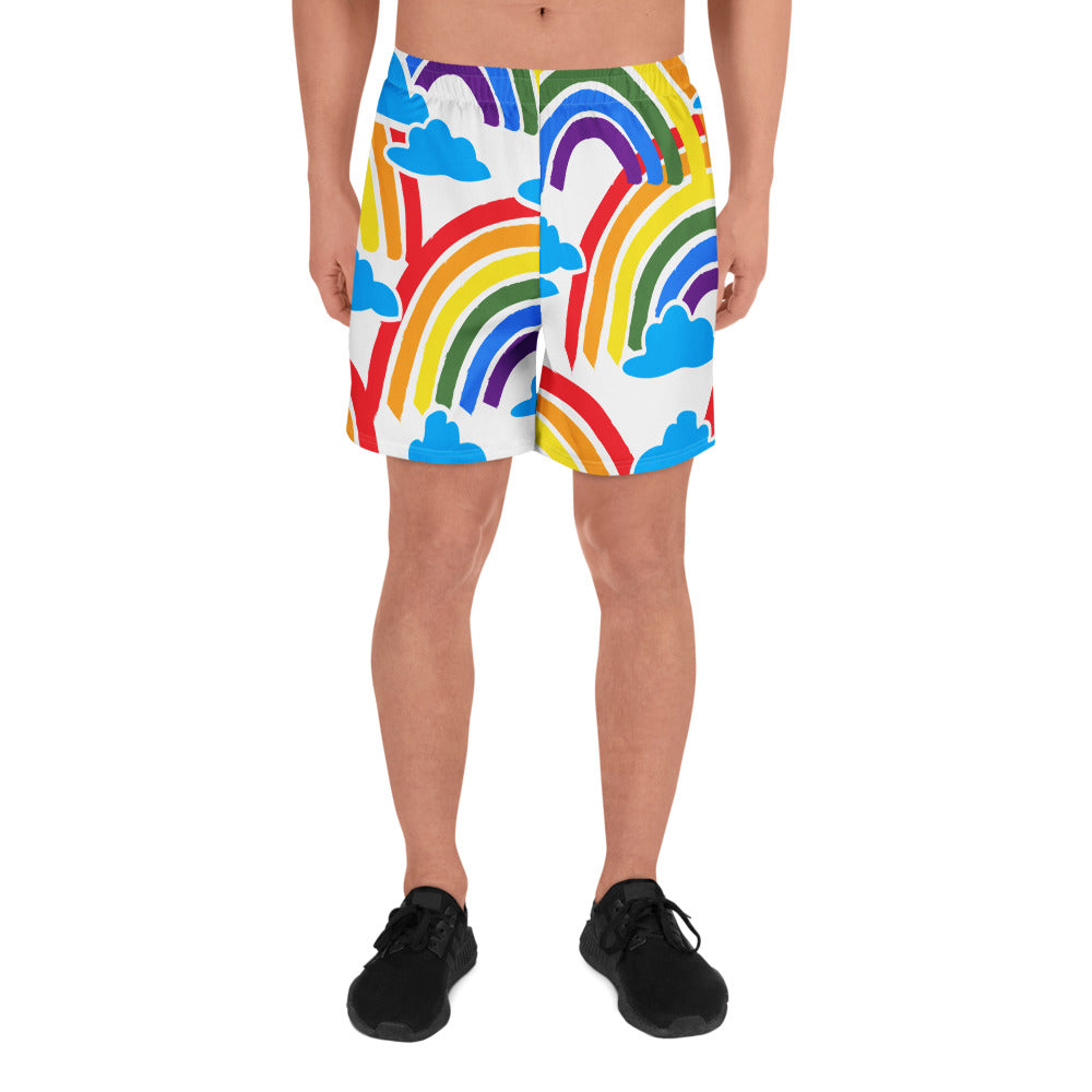 All-Over Print Unisex Athletic Long Shorts