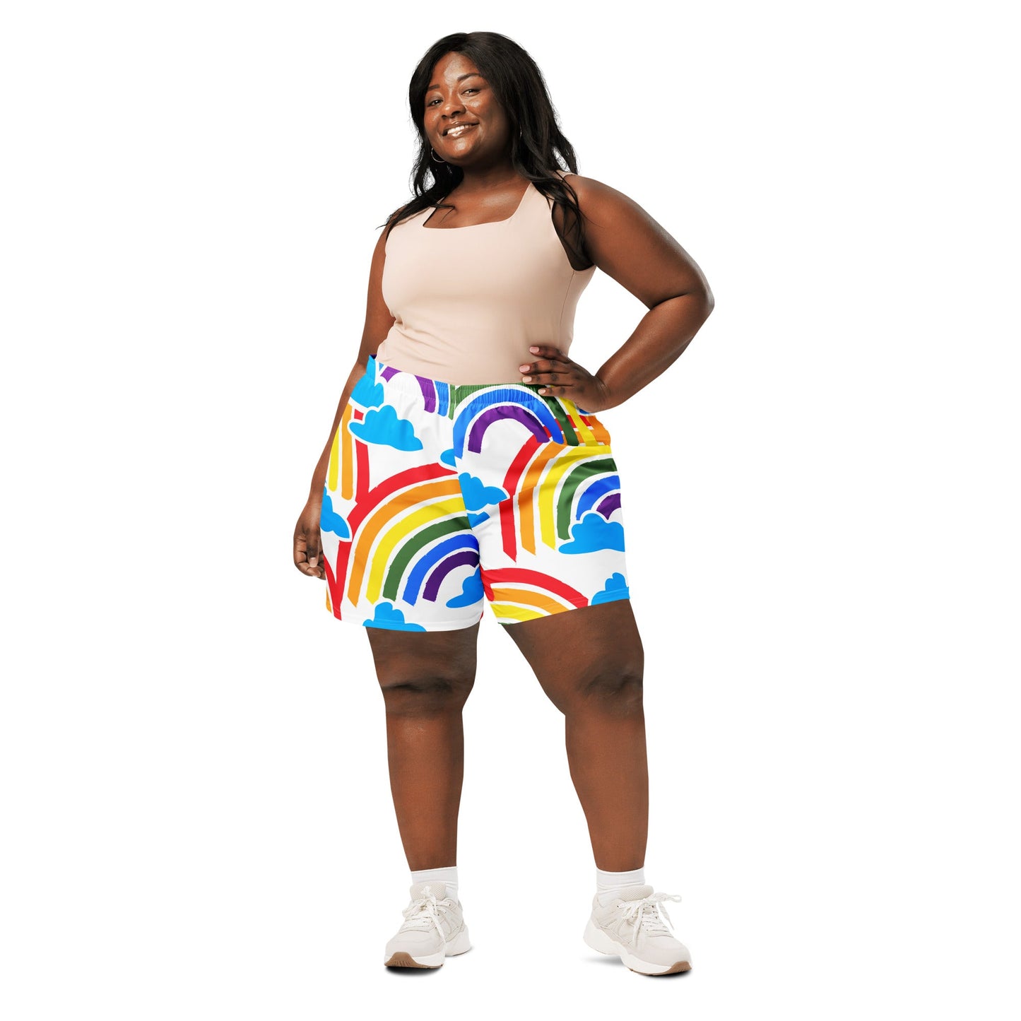 All-Over Print Unisex Athletic Long Shorts