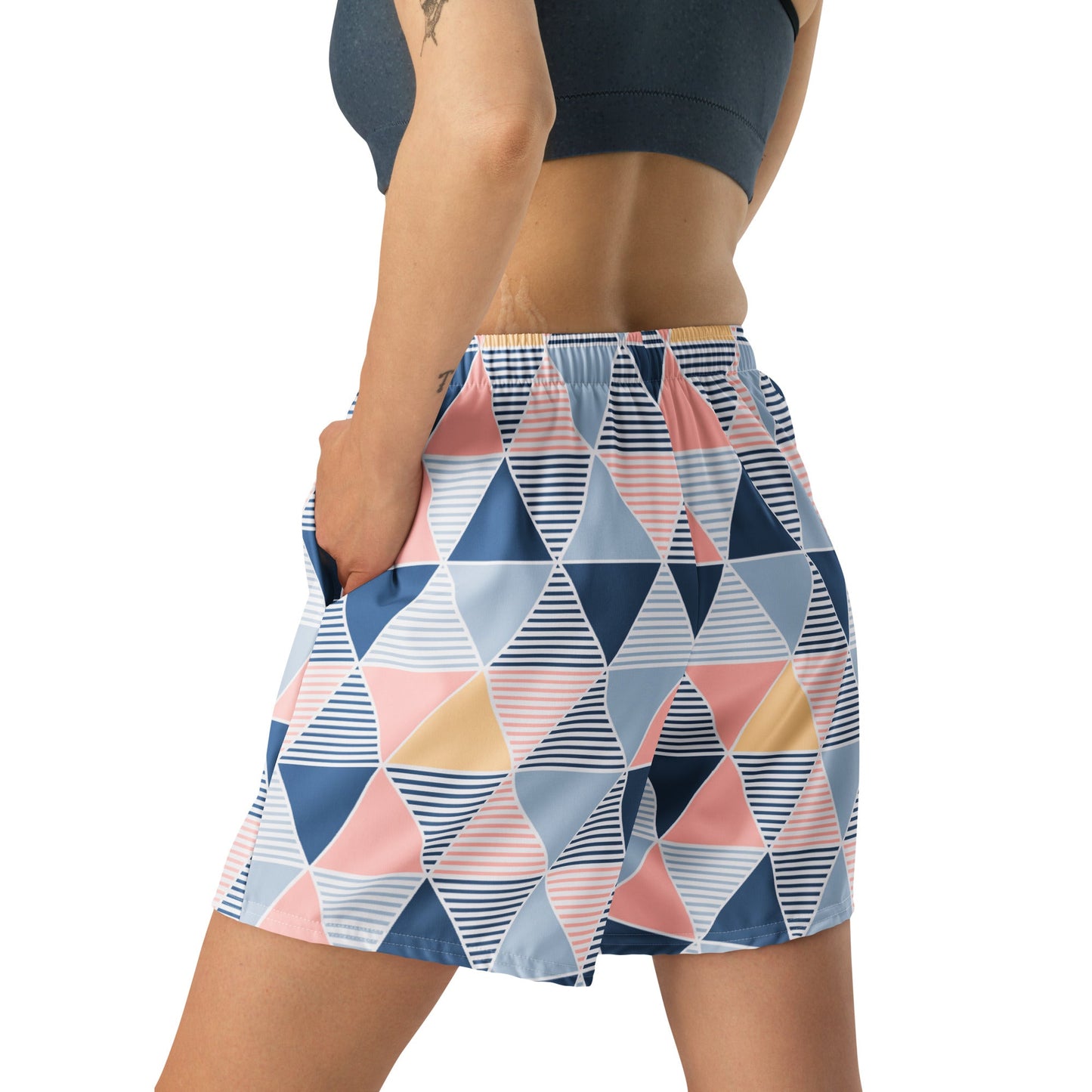 All-Over Print Unisex Athletic Long Shorts