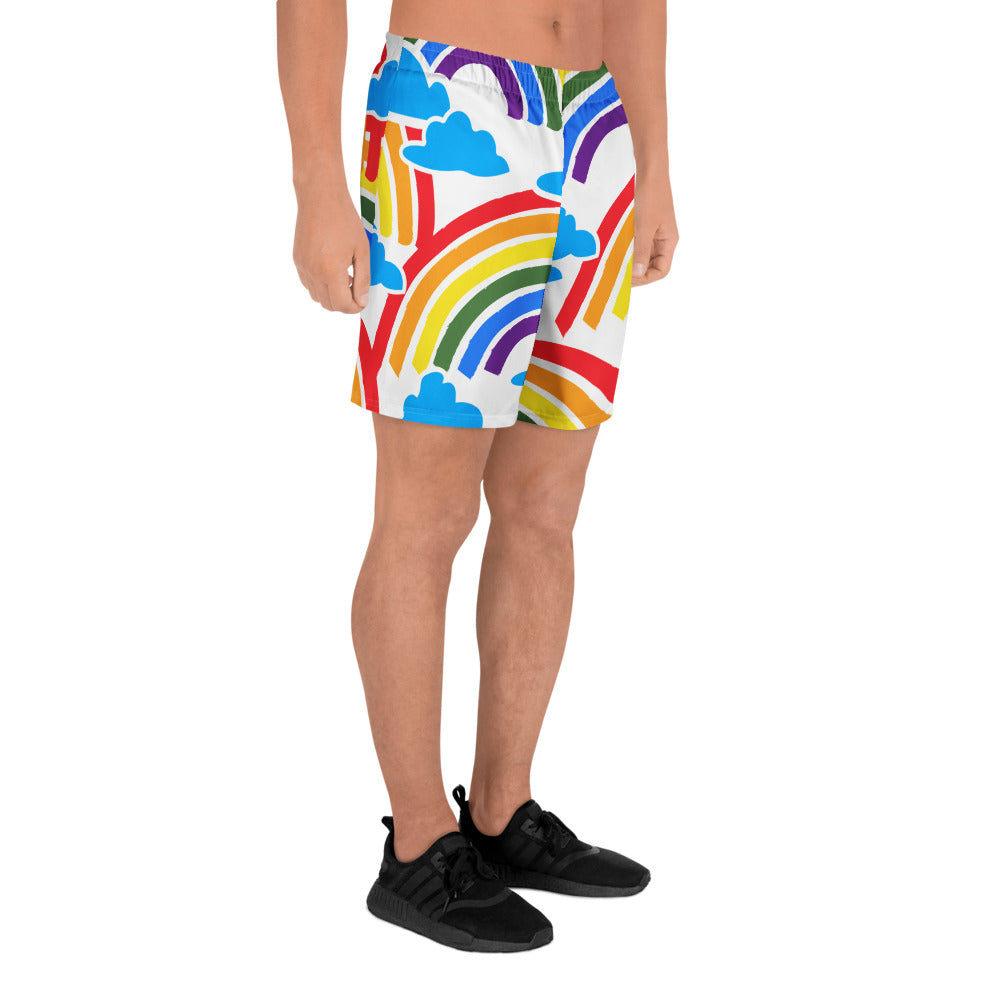 All-Over Print Unisex Athletic Long Shorts