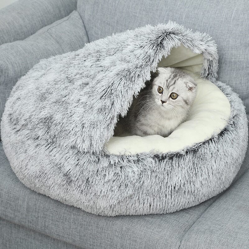 Anti-ångest säng för katt och hund