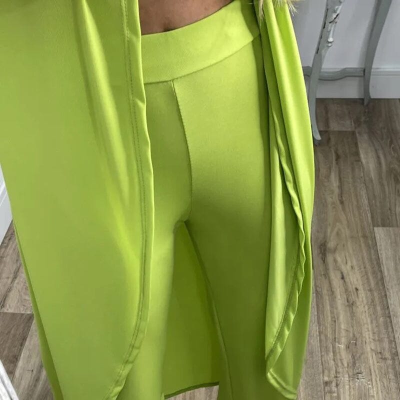 Johanna - Ärmlös rundhalsad tvådelat set för kvinnor
