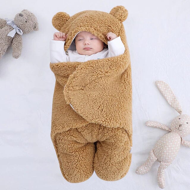 Baby Bear Blanket™ – Mjuk och Varm Babyfilt med Huva