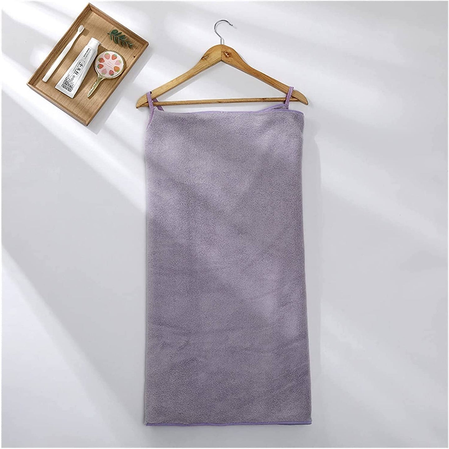 Bärbar korall Fleece handduk