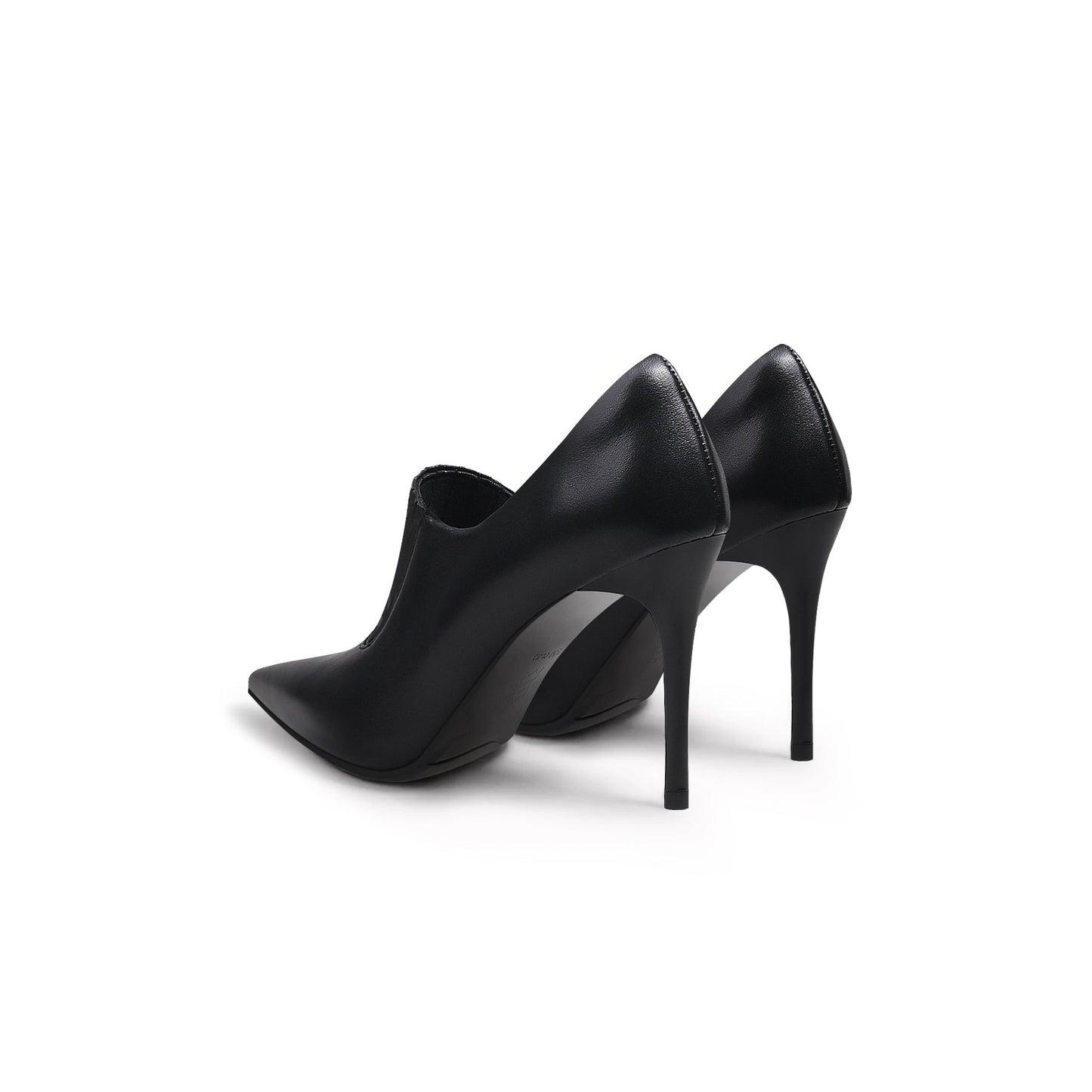 Black Leather Stilettos-4