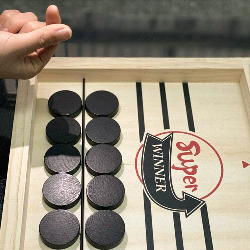 Fast Slingpuck Brädspel – Snabbt, Roligt och Perfekt för Familj och Vänner! 🏒🎲