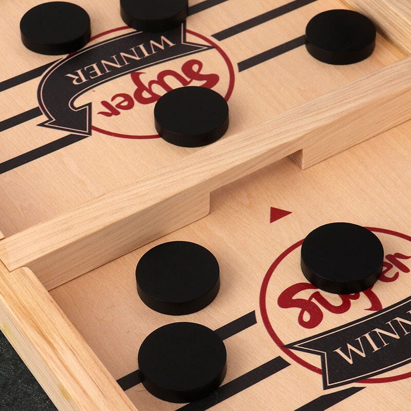 Fast Slingpuck Brädspel – Snabbt, Roligt och Perfekt för Familj och Vänner! 🏒🎲