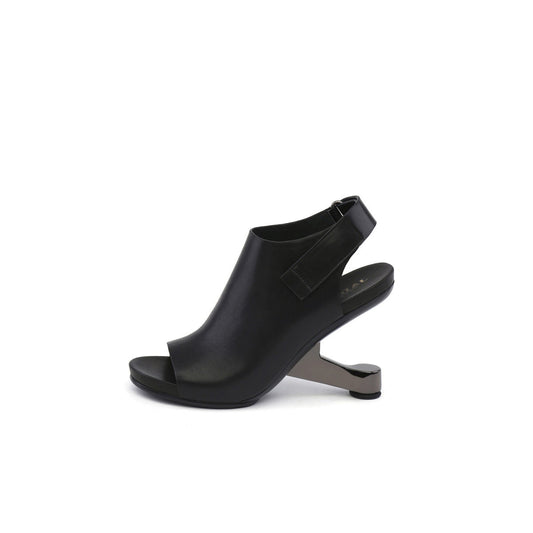 Chic Open Toe Slingback Ankle Boots-0