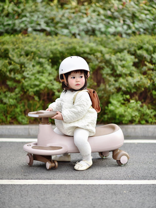 Classic 2-4Yrs Pink Swing Car-1