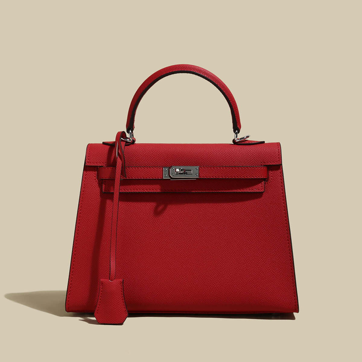 Classic Top-Handle Leather Bag-2
