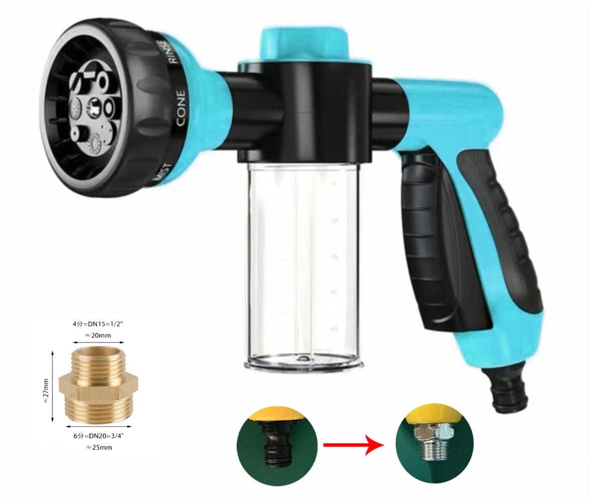 CLEANDOG Hydro Jet Hunddusch med Skumfunktion
