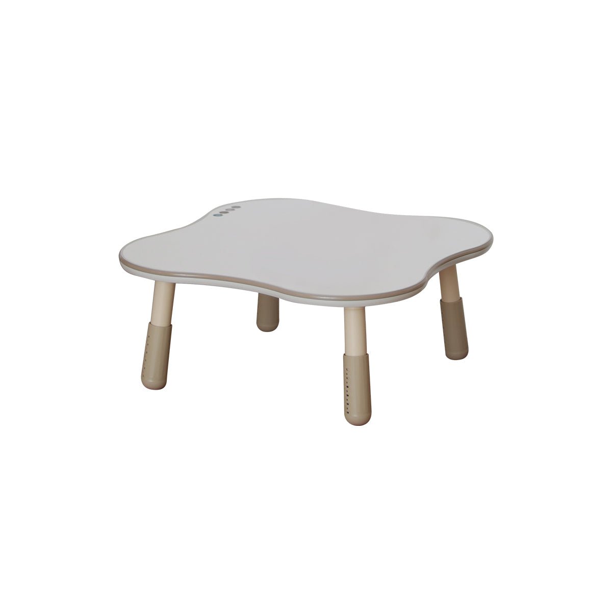 Clover Height Adjustable  Four-kid White Study Table-0
