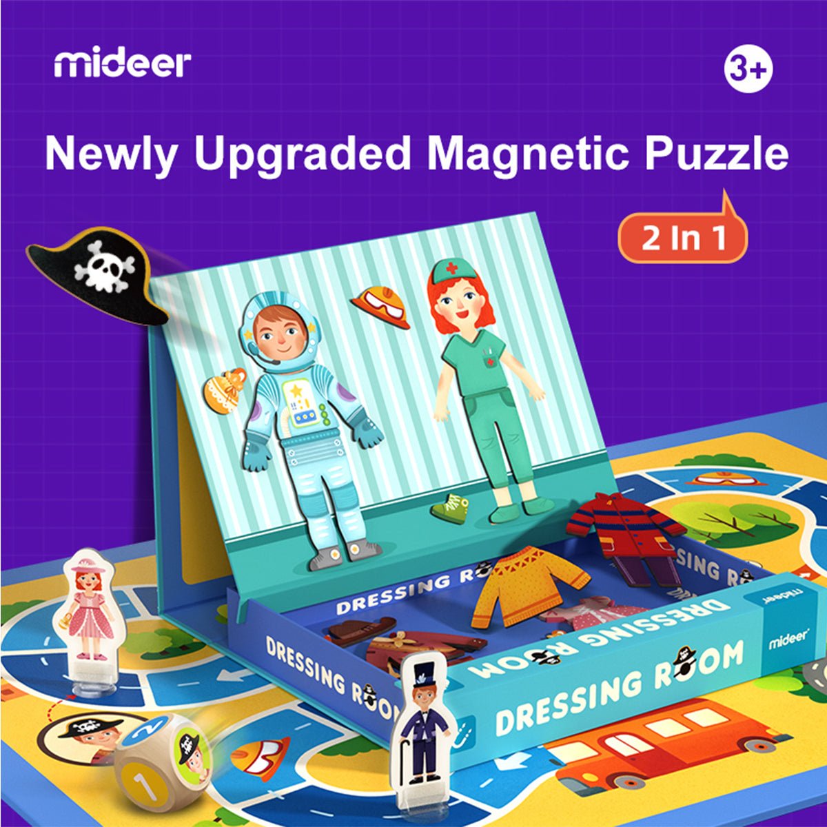 Dressing Room Magenetic Playset-1