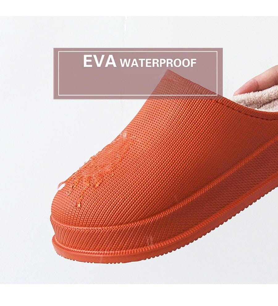 Fluffiga mjuka vintertofflor