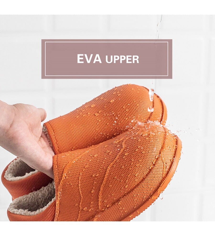 Fluffiga mjuka vintertofflor