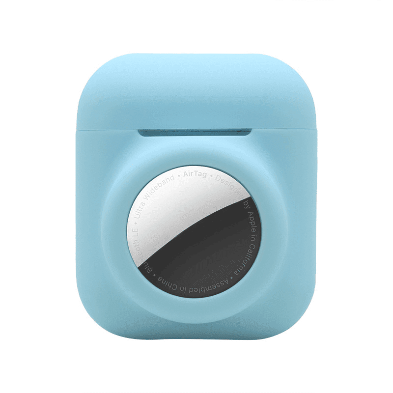 Silikonskydd till AirPods (Gen 1 & 2) med AirTag-hållare
