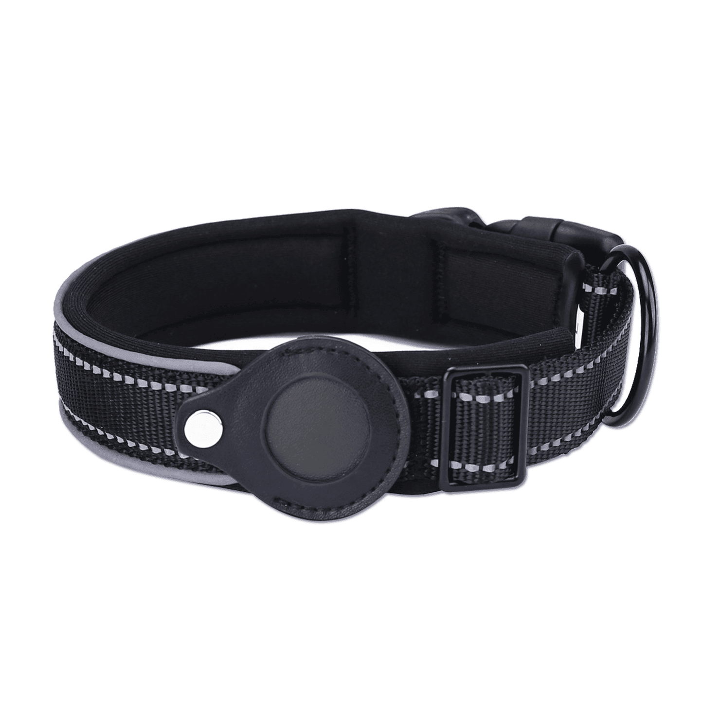 FMW™ - AirTag Hundhalsband - Smart halsband med hållare till Apple AirTag