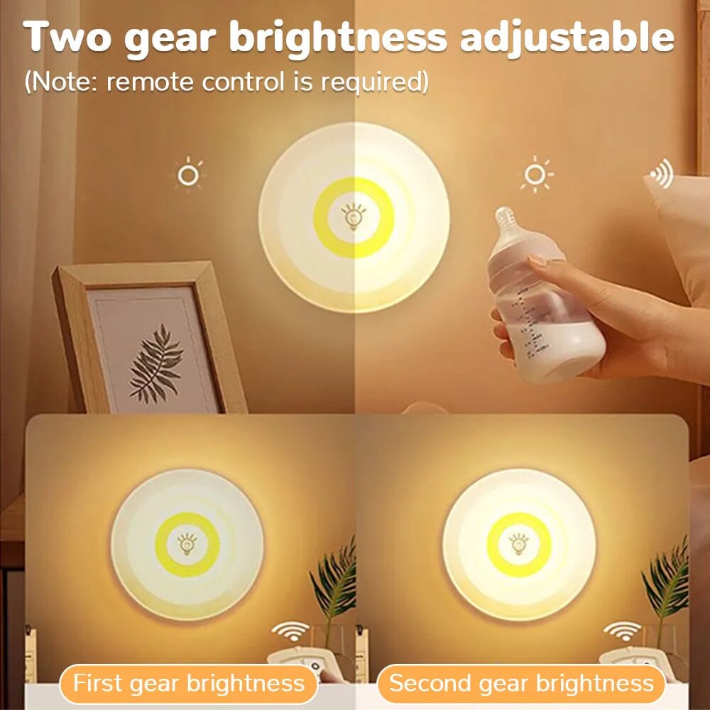 GloHub™ bärbar dimbar lampa (med trådlös fjärrkontroll)