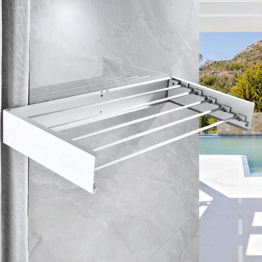 Infällbar Tvätthängare PREMIUM – Väggmonterad torklösning (15 kg)