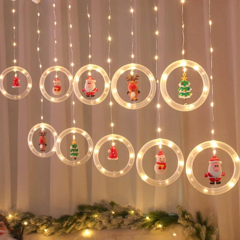Jul LED Gardinslinga