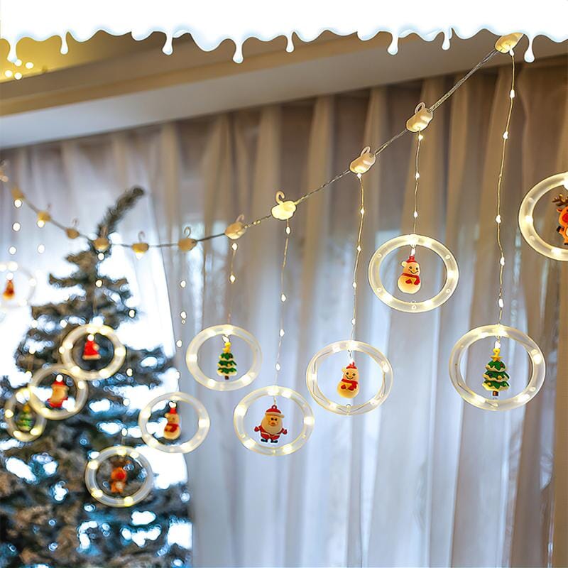 Jul LED Gardinslinga