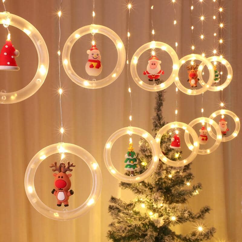Jul LED Gardinslinga