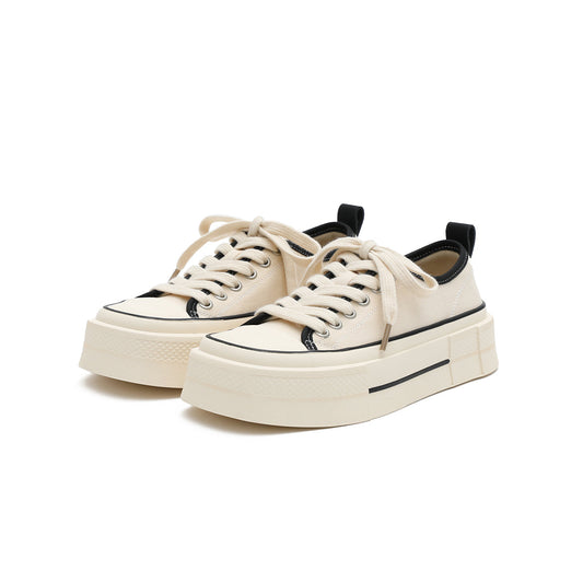 Low-Top Casual Flat Canvas Shoes-1
