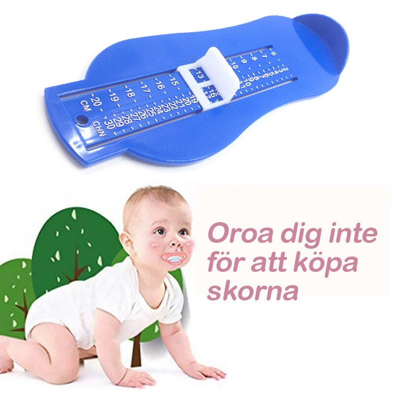 Mät barns fötter hemma
