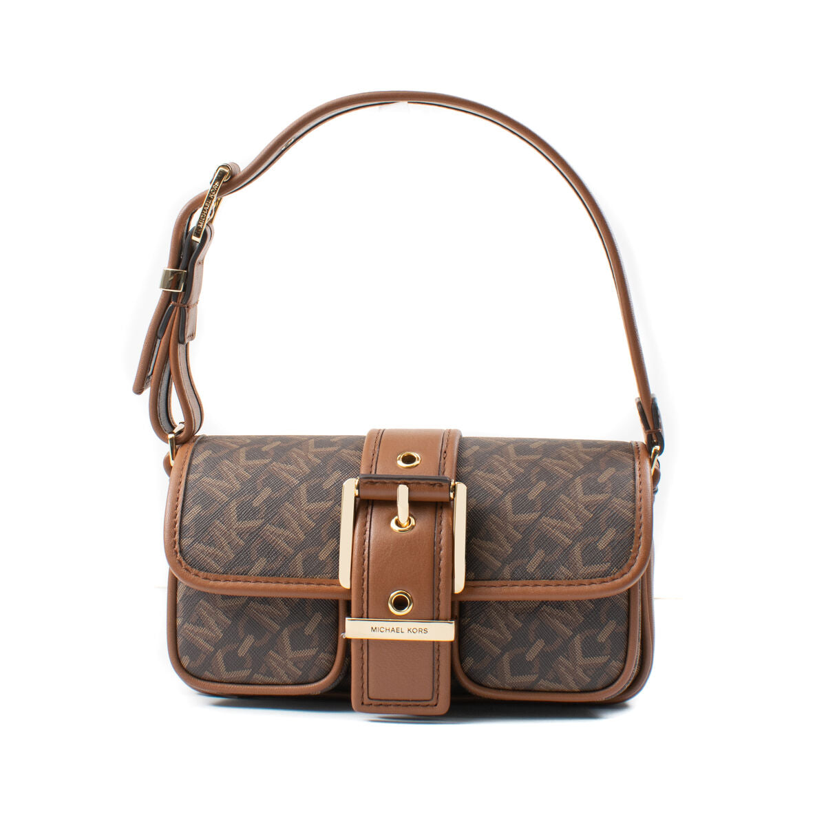 Michael Kors Handväska Colby Morkbrun Diskret