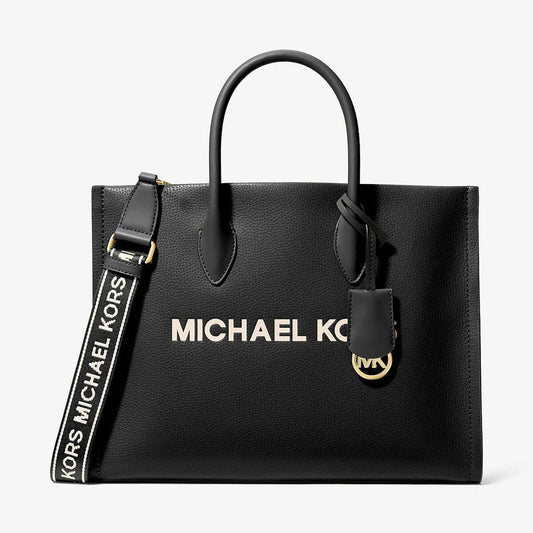 Michael Kors Handväska Bradshaw Hog Tidlos Svart