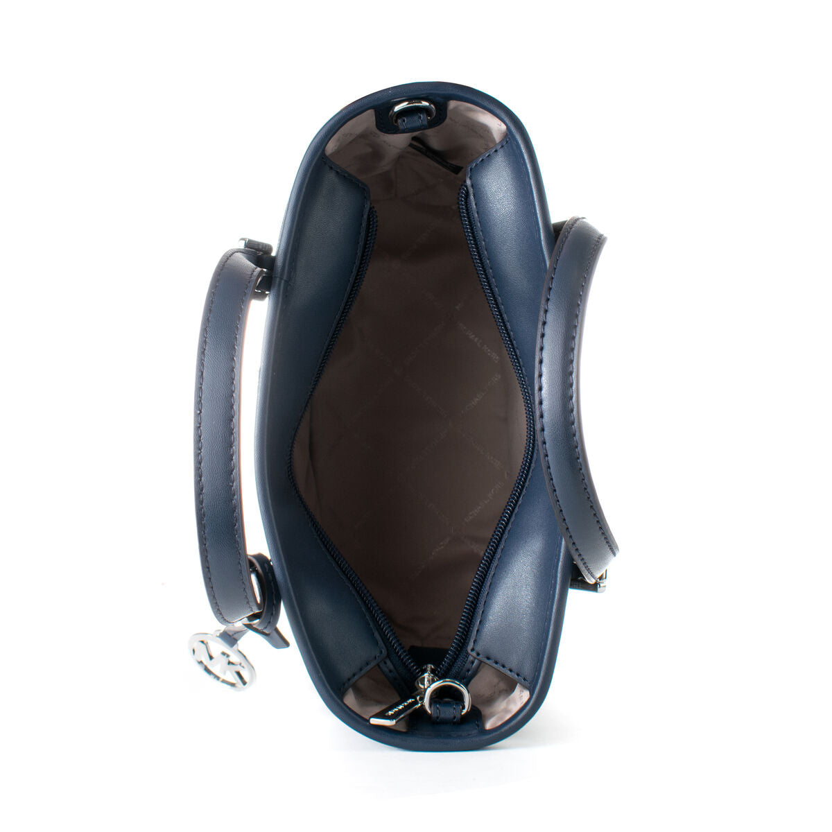 Michael Kors Handväska 35s5stvt0o Navy Kompakt Blå