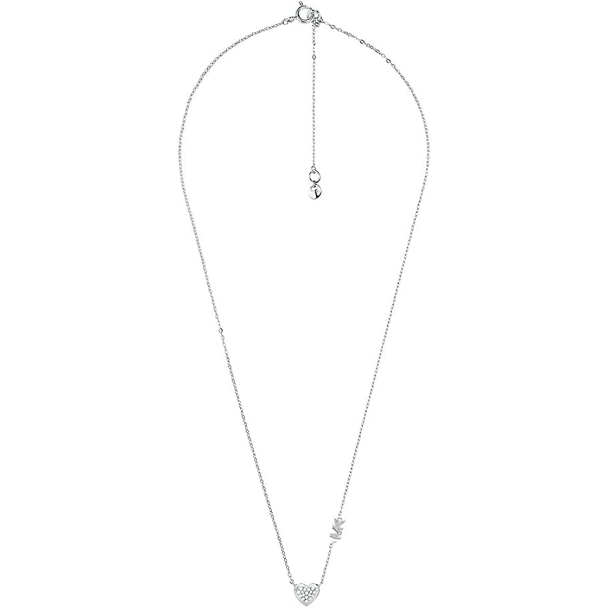 Michael Kors Halsband Dam Love Sterling Ikonisk