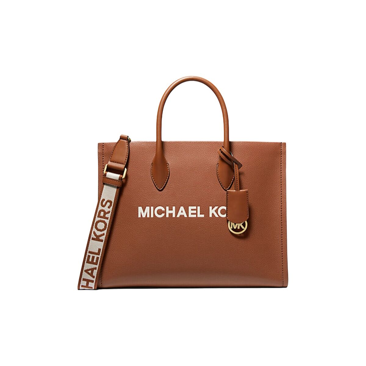 Michael Kors Handväska Greenwich Naturlig Adring Brun