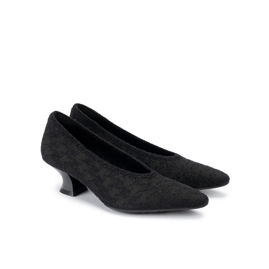 Modern Elegant Block Heel Pumps-1