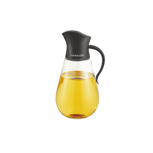 Non-drip Black Oil Dispenser Bottle - Precision Pouring for Your Kitchen-0