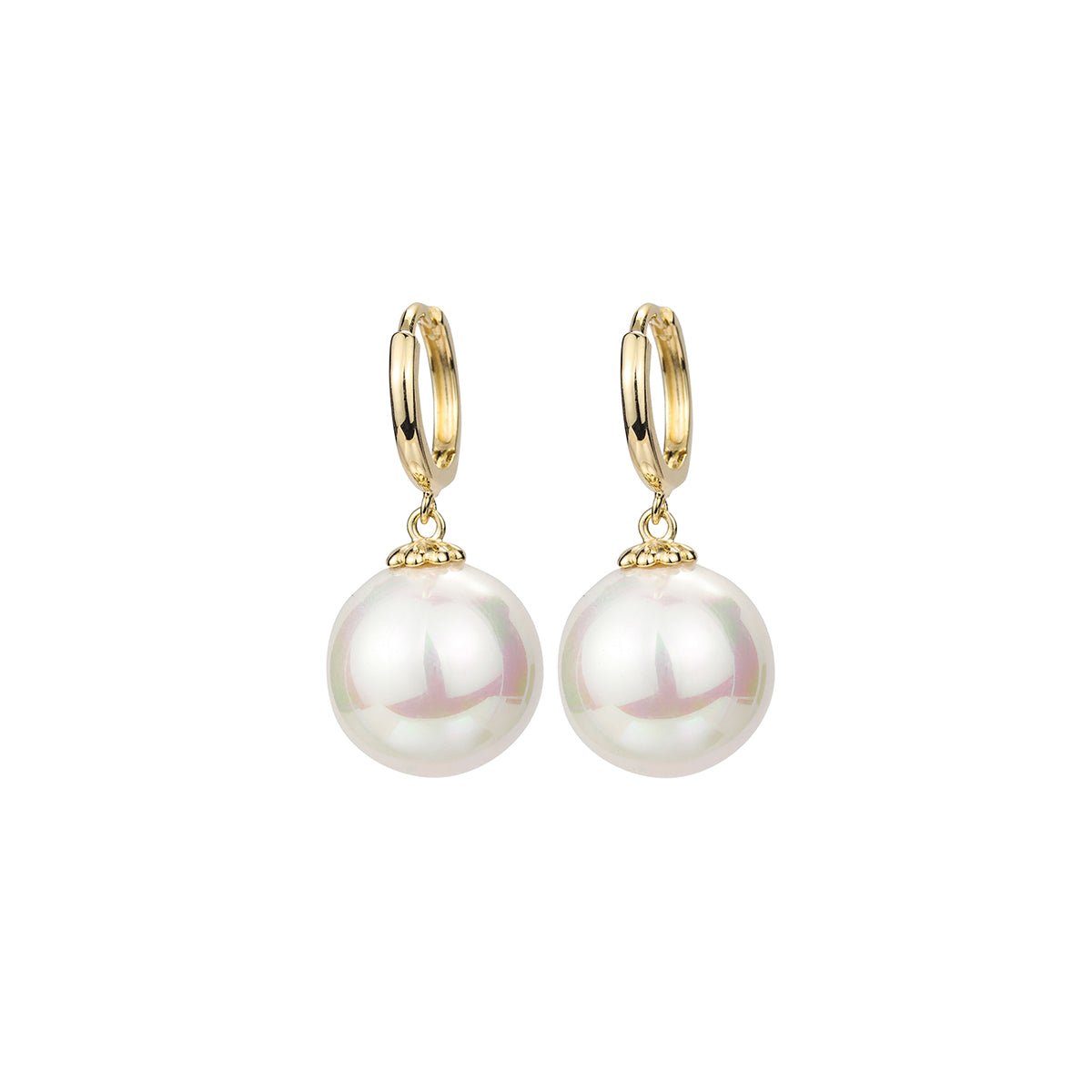 One Shot Gold Earrings-0