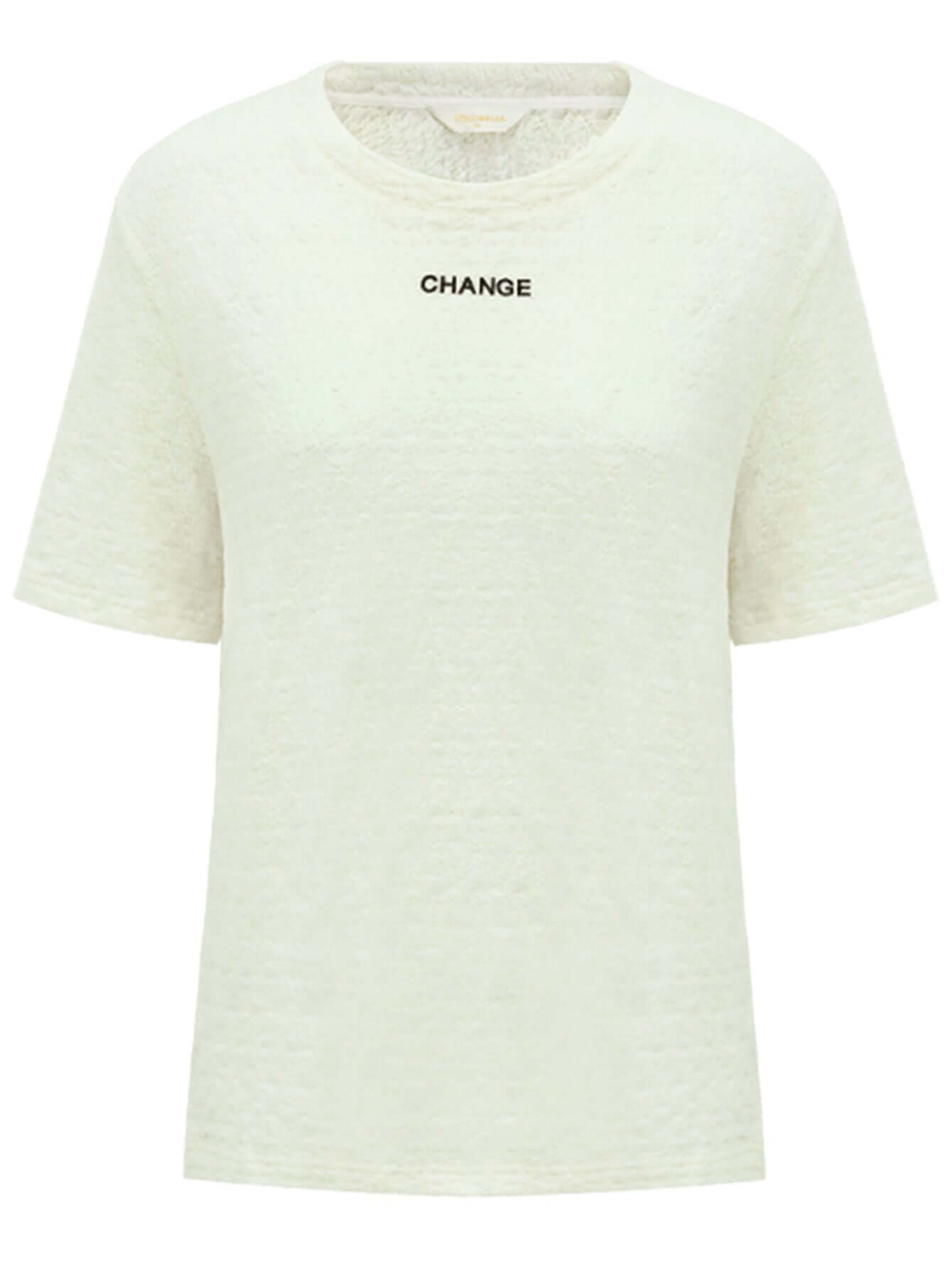 Printed Ivory Tee-3