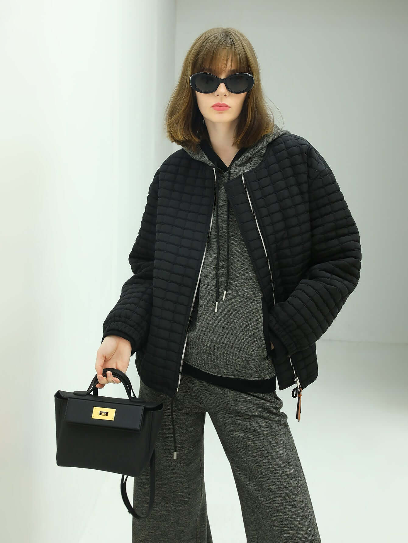 Puffer Quilted Lightweight Jacket-2